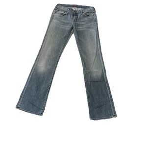 7 For All Mankind Bootcut Jeans Women’s Size 30 Light Wash Stretch Denim